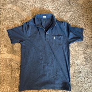 johnnie-O Blue Polo Shirt Classic Design